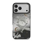 Star Crossed - iPhone 17 Pro Max Case, Elite Mirror Dark (MagSafe) / Silver