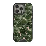 So Lush - Bannana Leaves iPhone 16 Pro Max Case, Elite Dark (MagSafe) / Silver