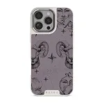 Aries - iPhone 16 Pro Max Case, Elite Light (MagSafe) / Silver / Purple