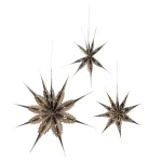 Bloomingville Star Ilo, pruun, 3 tk., 82069515