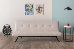 3-kohaline diivanvoodi Hanah Home Zola, kreem, 90 x 145 x 35