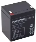 EUROPOWER EP Series AGM Battery 12V 5Ah T1 (Service Life 6-9 Years)