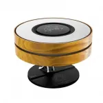 Promate Mirth 3-in-1 &ouml;&ouml;valgusti LED-lambiga, 10 W Bluetooth-k&otilde;lariga, Qi 10 W laadimisega ja LED-kellaga, 2700&ndash;5500 K