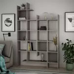 Raamaturiiul, Hanah Home, Manco, Hele Mocha, 122 x 188 x 25,5