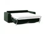Velvet Sofa With Bed Function, "Grena", 3 Seats, 205x100x90 Made in Europe