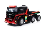 Lean Cars Mercedes XMX622B elektriline veoauto poolhaagisega lastele, punane