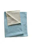 Blanket - 752- BOUCLA / MUSLIN - print - BLUE - size 80x90 cm
