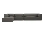 Modular Left Corner Sofa, "Siena", 5 Seats, 366x180x69 Made in Europe