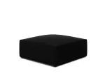 Velvet Pouf, "Siena", 1 Seat, 93x93x40 Made in Europe