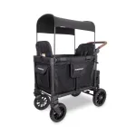 Kahe kohaline k&auml;ru-vagun WonderFold W2 Luxe Pro, Jet Black