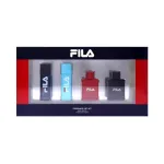 FILA MINIATUURIDE KOMPLEKT &bdquo;Fila Men&ldquo; EDT pihusti 8 ml + &bdquo;Fresh&ldquo; EDT pihusti 8 ml + &bdquo;Black&ldquo; EDT pihusti 8 ml + &bdquo;Red&ldquo; EDT pihusti 8 ml