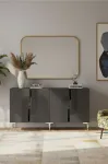 Konsool, Hanah Home, antratsiithall, h&otilde;bedane, 150 x 75 x 32