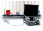 K64613WW Desk Mount Security Anchor Point