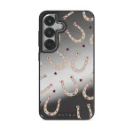 Lucky Charm - Samsung Galaxy S25 Plus Case, Elite Mirror Dark (Magnetic) / Silver