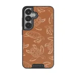 Earth Shell - Samsung Galaxy S25 Case, Elite Dark (Magnetic) / Silver