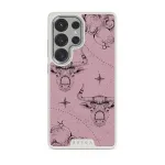 Taurus - Samsung Galaxy S25 Ultra Case, Elite Light (Magnetic) / Silver / Pink