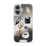 Boss Babe - iPhone 16 Case, Elite Mirror Light (MagSafe) / Silver