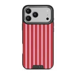 Strawberry Jam - iPhone 17 Pro Max Case, Elite Dark (MagSafe) / Silver