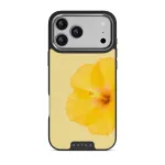 Hibiscus - iPhone 17 Pro Max Case, Elite Dark (MagSafe) / Silver