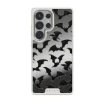 Midnight Visitor - Samsung Galaxy S25 Ultra Case, Elite Mirror Light (Magnetic) / Silver