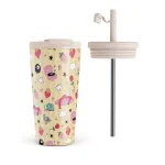 Side Quest - Travel Mug, 500 ml / Flap & Straw Set