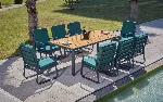 Garden Lounge'i komplekt, Hanah Home, antratsiit Puidust, 235 x 75 x 105, cm