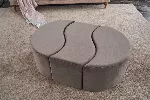 Pouf Hanah Home Alya Puf, naarits, 120 x 40 x 80