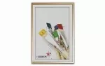 Raam 21x30 plastikust EASY kuld 18mm