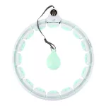 HHW06 HULA HOOP GREEN WITH TABS AND WEIGHT + HMS COUNTER