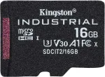 "CARD 16GB KINGSTON microSDHC Industrial C10 A1 pSLC Card Single Pack w/o Adapter"