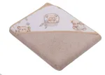 Bathing cover - 417 - TERRY - FROTTE - size 100x100 - BEIGE