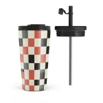 Pitstop - Travel Mug, 500 ml / Flap & Straw Set