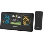 &bdquo;Sencor SWS 4100 B&ldquo; ilmastikujaam / v&auml;rviline LCD-ekraan / traadita andur