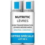 La Roche-Posay Nutritic L&egrave;vres Deo &ndash; huulebalsamite komplekt, 4,7 ml