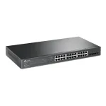 TP-Link JetStream TL-SG2428P v&otilde;rgukommutaator, hallatav L2/L2+, Gigabit Ethernet (10/100/1000), toide Etherneti kaudu (PoE), 1U, must