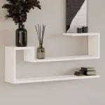 Seinariiul, Hanah Home, valge, 90 x 41,2 x 17