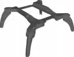 Legs High Landing Gear for DJI Mavic Mini 1/2/SE LG380-GY