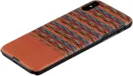"SmartPhone Back Case iPhone XS Max" Browny Check Black