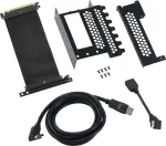 &bdquo;CableMod&ldquo; vertikaalne videokaardi hoidik koos &bdquo;PCIe x16&ldquo; riser-kaabliga (CM-VPB-HDK-R)