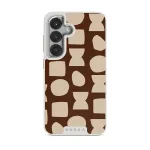 Terracotta - Samsung Galaxy S25 Plus Case, Elite Light (Magnetic) / Silver