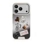 Oat Milk Please - iPhone 17 Pro Case, Elite Mirror Light (MagSafe) / Silver
