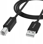 &bdquo;Wozinsky&ldquo; USB-B &ndash; USB-A kaabel, 1 m, must (5907769376627)