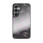 Girl Dinner - Samsung Galaxy S25 Case, Elite Mirror Dark (Magnetic) / Silver