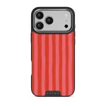 Pomegranate - iPhone 17 Pro Max Case, Elite Dark (MagSafe) / Silver
