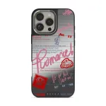 Library Card - iPhone 16 Pro Max Case, Elite Mirror Dark (MagSafe) / Silver