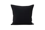 Ronja padjakate pestud puuvill - must 60x60