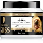 Hair Mask Schwarzkopf Gliss Repair 4-in-1 Hair Mask, 400ml