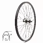 Esiratas J19SB 26" // 36H, Center-Lock ketaspiduritele, neetitud, kiirl&uuml;litus, topeltlukustus