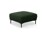Velvet Pouf, "Lazio", 1 Seat, 85x85x46 Made in Europe