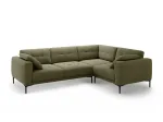 Right Velvet Sofa, "Lazio", 4 Seats, 282x194x86 Made in Europe